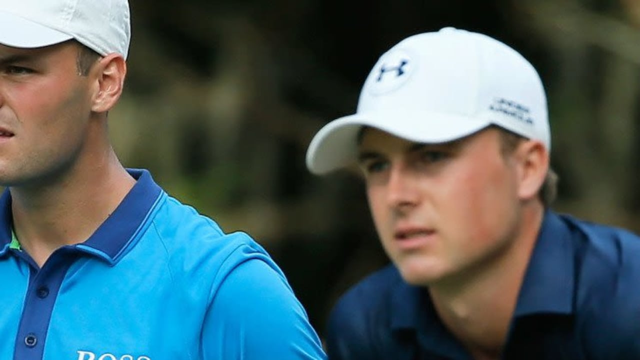 Interessante Kombination zum Auftakt der WGC-HSBC Champions! Martin Kaymer geht in einem Flight zusammen mit Jimmy Walker und Youngster Jordan Spieth (r.) auf die Runde.