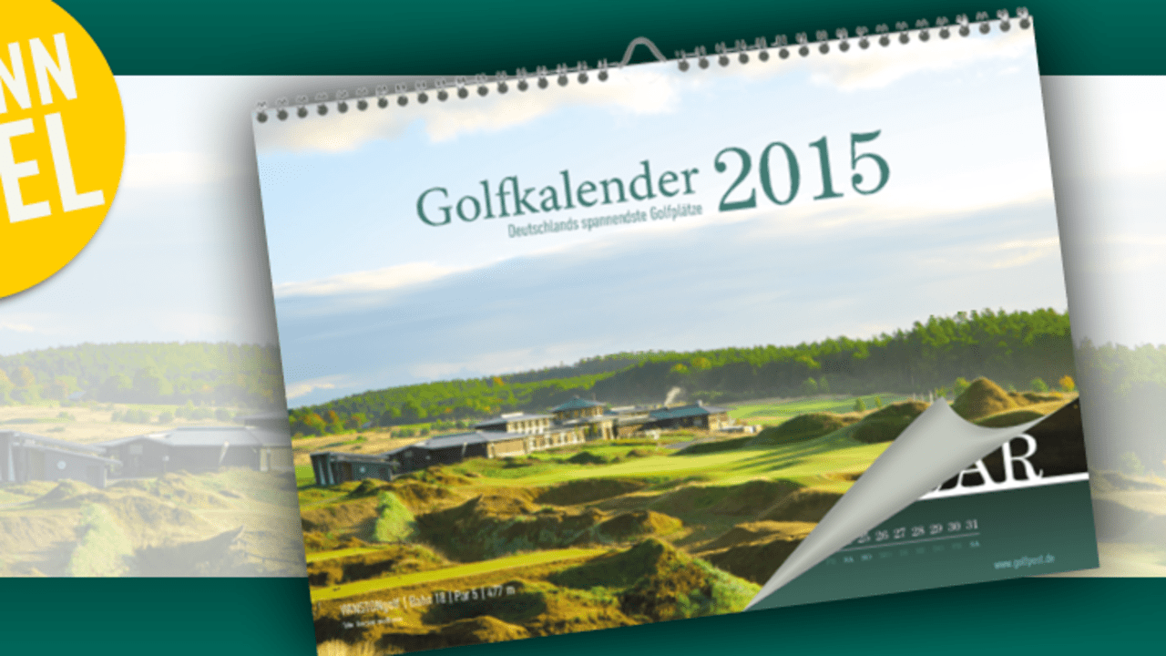 Gewinnspiel: Golfkalender 2015