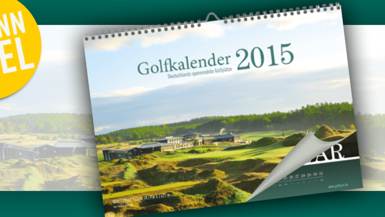 Gewinnspiel Golfkalender