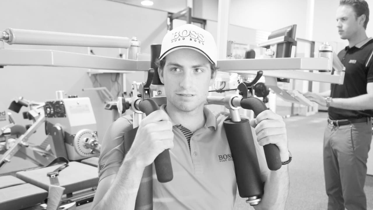 Bei der 360° Golf Analyse misst und analysiert die Golfmedizin Stuttgart Rumpfstabilität, Schnellkraft sowie Beweglichkeit der Patienten. (Bild: Golfmedizin Stuttgart)