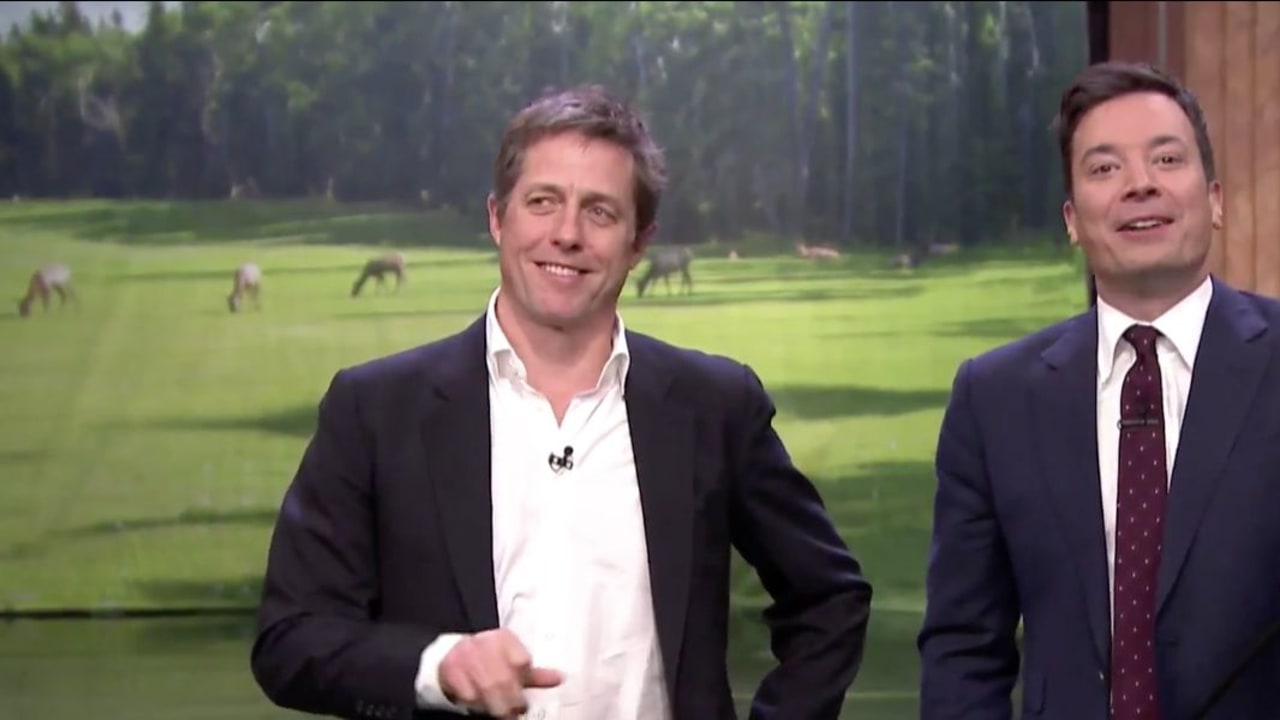 Golf Tonight Show Hugh Grant Charles Barkley