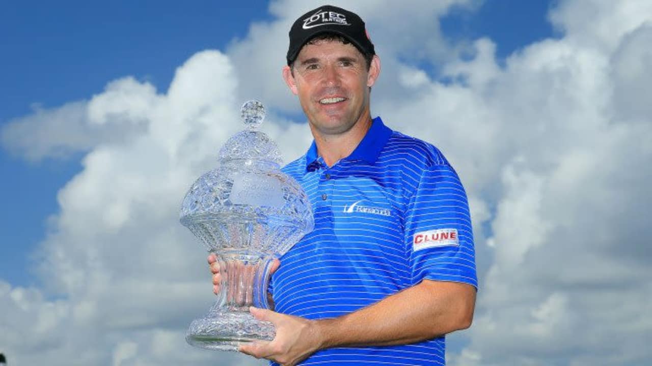 Der Ire Padraig Harrington holte sich beim wetterbedingten