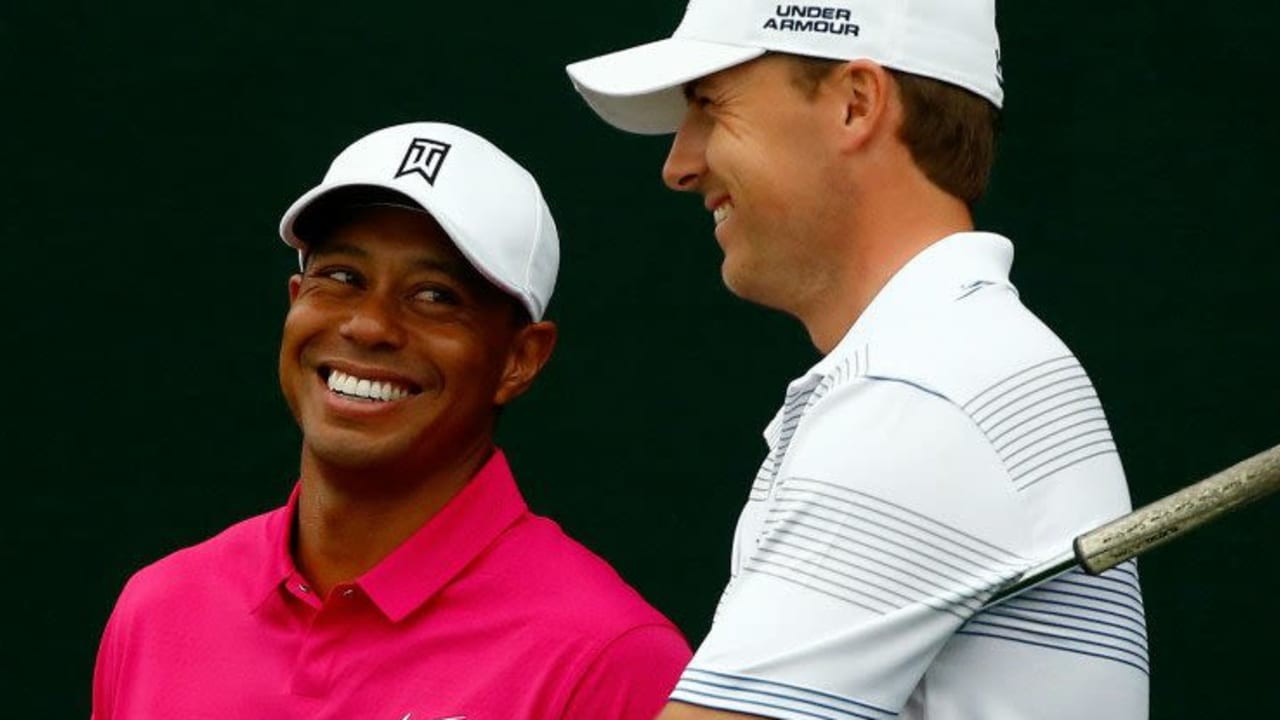 Wächst Jordan Spieth Tiger Woods langsam über den Kopf? Die USA hofft mit Spieth auf eine neue Golfikone.