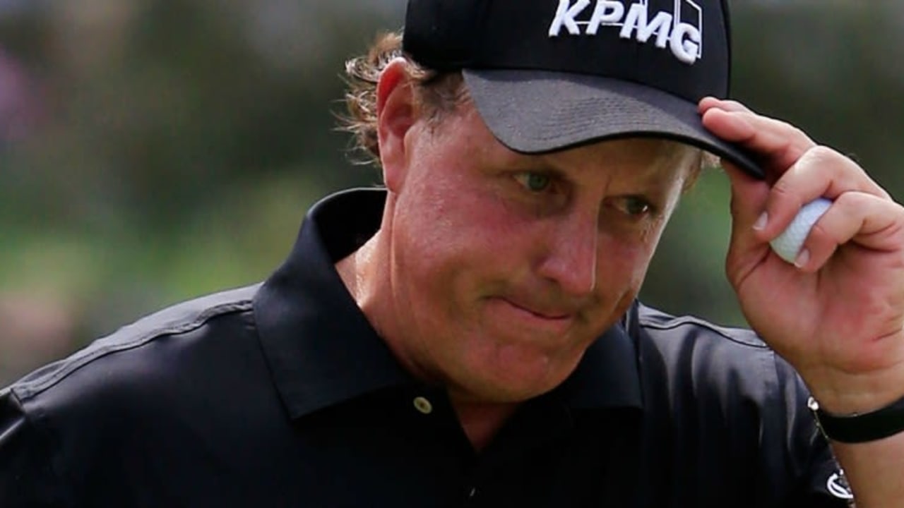 Phil Mickelson beklagt wie viele andere Spieler, dass Augusta National 2015 bislang zu leicht ist.