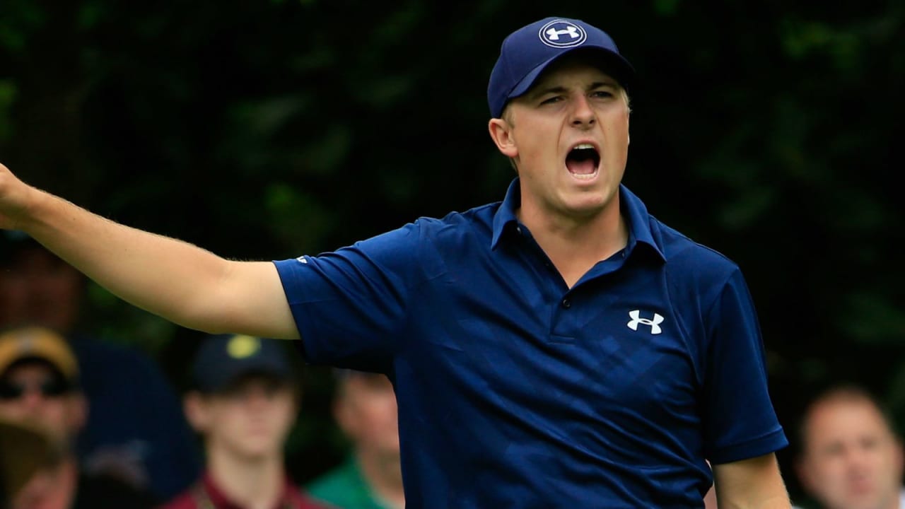 Großer Vorsprung: Am 13. Loch liegt Jordan Spieth bereits fünf Schläge vor dem Zweitplatzierten. (Foto: Getty)