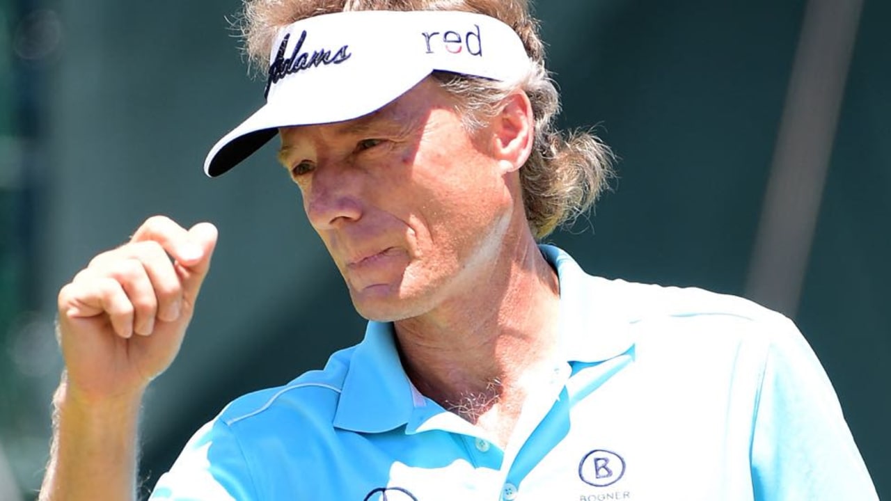 Bernhard Langer hat seinen nächsten Majortitel knapp verpasst und wurde bei der US Senior Open 2015 in Kalifornien, USA, Dritter. (Foto: Getty)