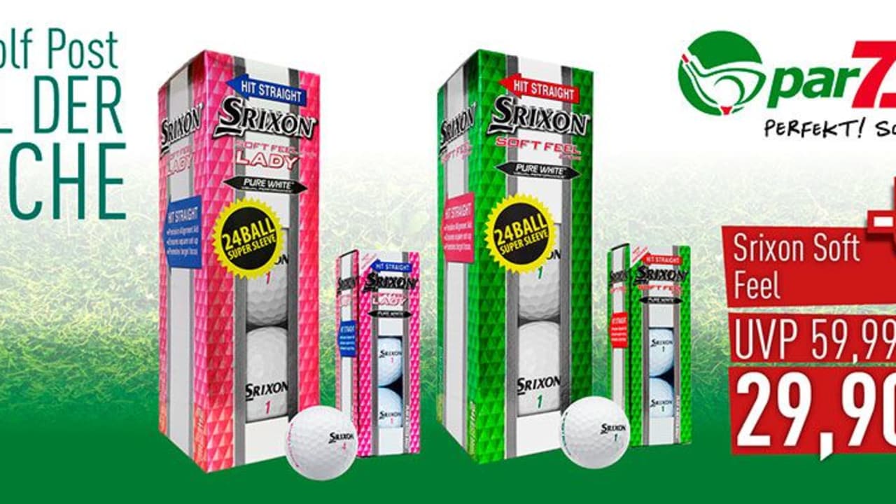 Zwei Dutzend Srixon Golfbälle für 29,90 €! Nur diese Woche und nur bei par71.de (Foto: Golf Post)