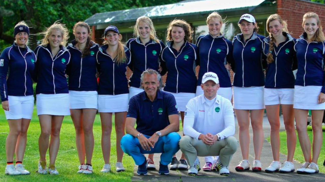 Die Damen des Golfclub Hubbelraths konnten auch den zweiten Spieltag der Kramski DGL für sich entscheiden. (Foto: DGV/ Tiess, Schult)