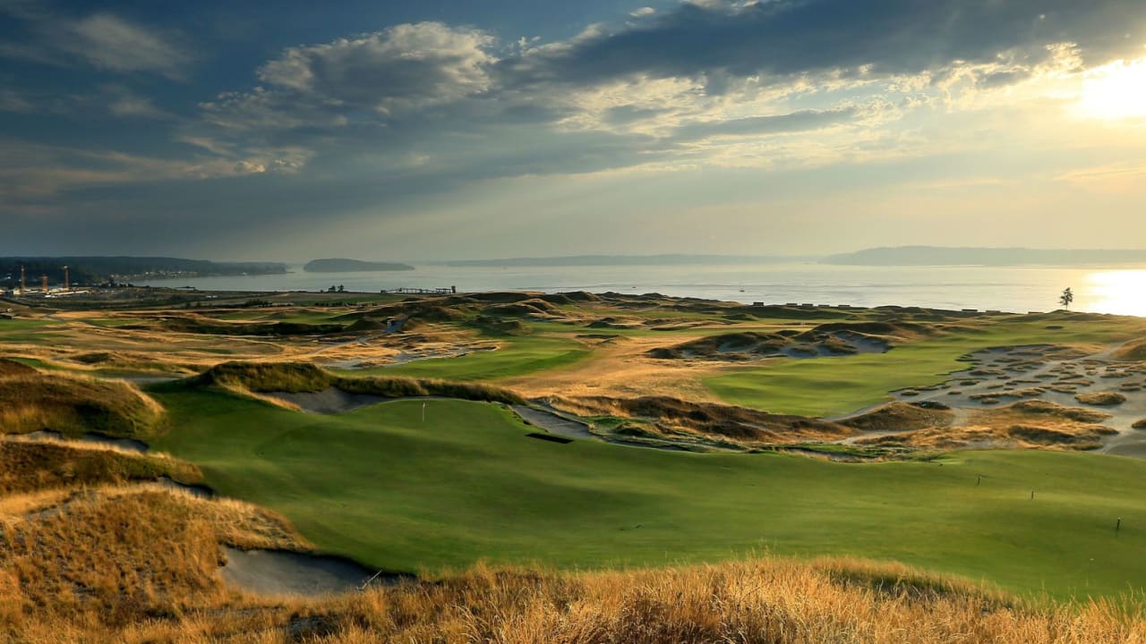 Der Blick über die 13 in Chambers Bay. (Foto: Getty)