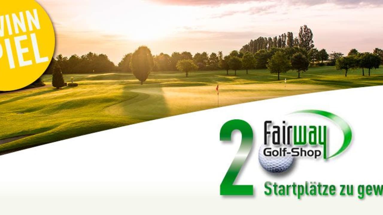Zwei Startplätze für das Benefiz Golfturnier des Fairway Golf-Shops.