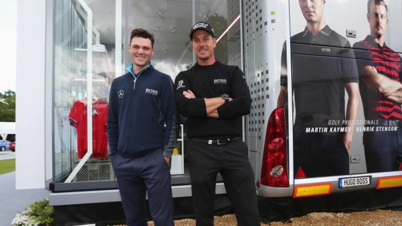 Martin Kaymer, Henrik Stenson und Shane Lowry teen gemeinsam in München auf. (Foto: Getty)