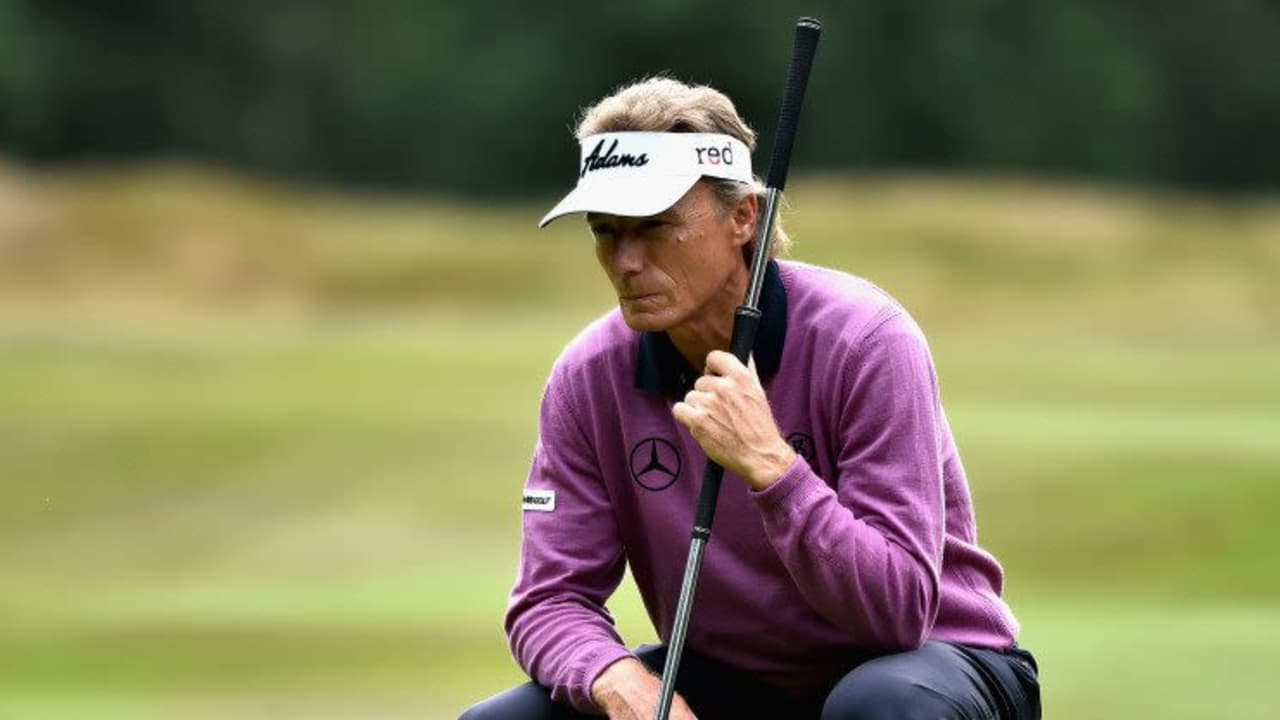 Bernhard Langer kann einen Tag die Füße hochlegen, bevor er am Samstag wieder in den Kampf um den Titel eingreift. (Foto: Getty)