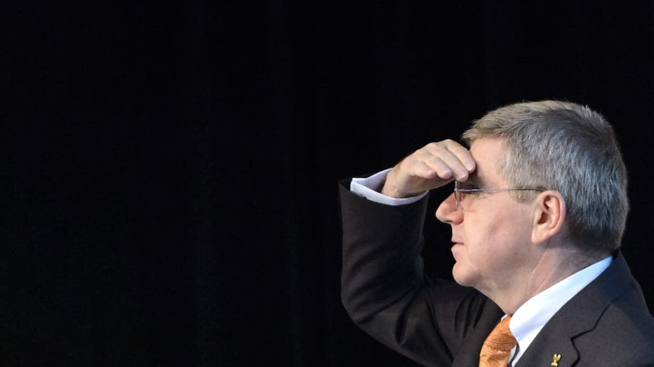 Thomas Bach, Präsident des internationalen Olympischen Kommitees, sprach in St. Andrews bei der Pressekonferenz über die Olympischen Spiele 2016 in Rio de Janeiro. (Foto: Getty)