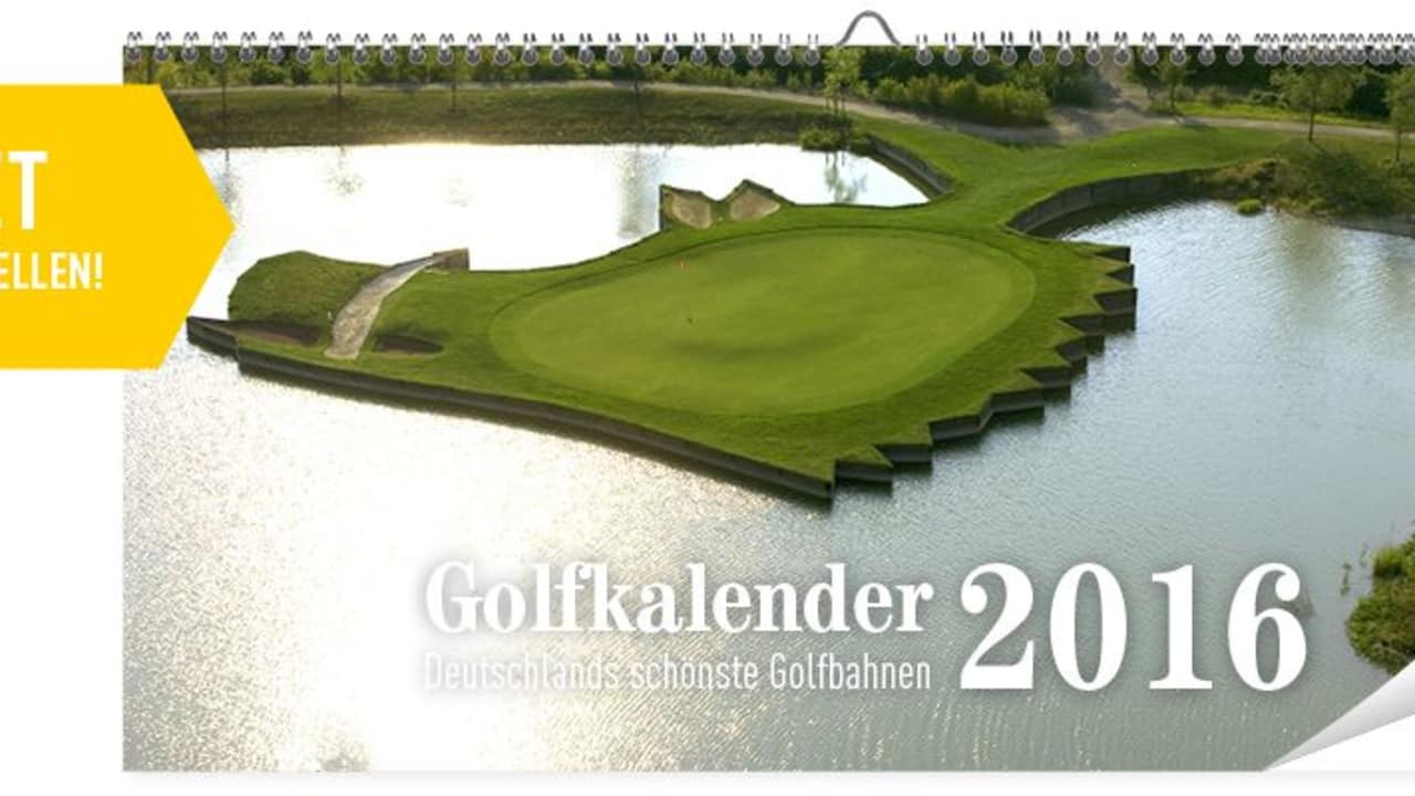 Die Online-Abstimmung ist vorbei und die Motive für den neuen Golf Post Golfkalender stehen fest. Schlagen Sie jetzt zu und sichern Sie sich Ihren Golfkalender 2016. (Foto: Golf Post)