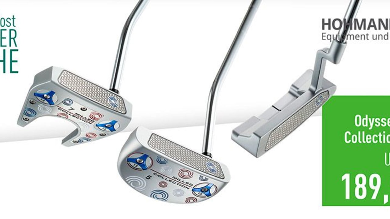 Odyssey Milled Collection im Deal der Woche mit Hohmann Golf. (Bild: Golf Post)
