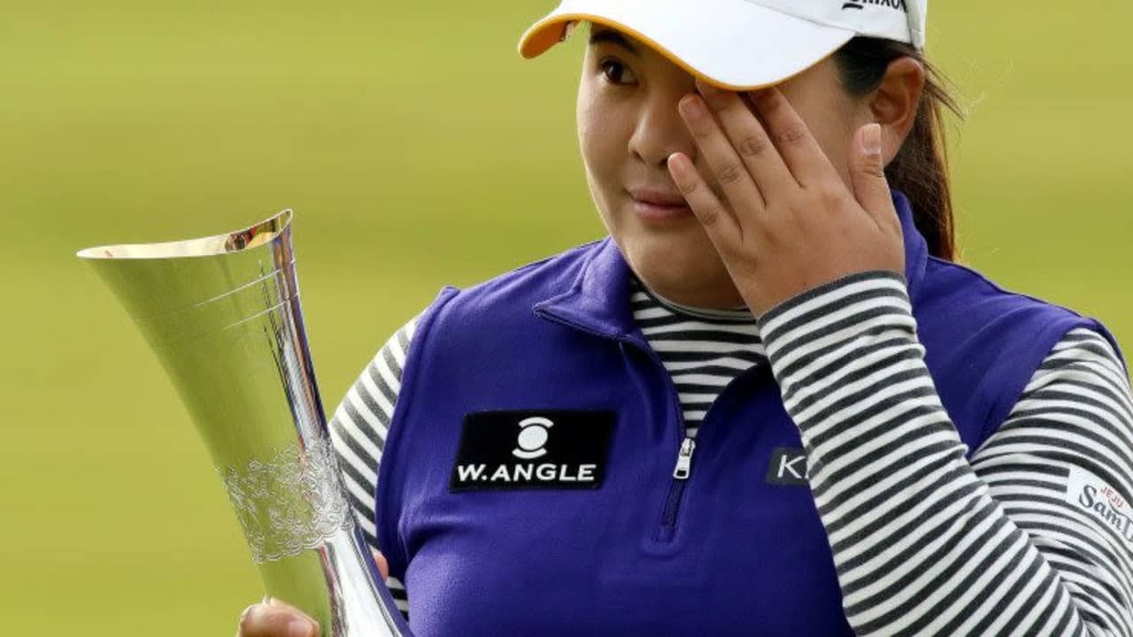 Inbee Park weint vor Freude über ihren Sieg bei der Women's British Open. (Foto: Getty)