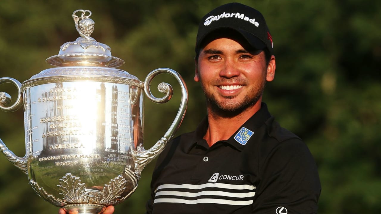 Jason Day darf jubeln: Er gewinnt die PGA Championship 2015. (Foto: Getty)