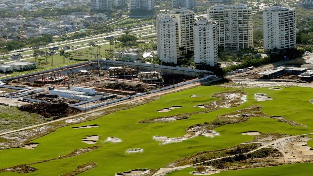 Noch ein Jahr bis zum ersten Abschlag auf diesem Golfplatz: Der Olympia-Golfplatz in Rio de Janeiro. (Foto: Getty)