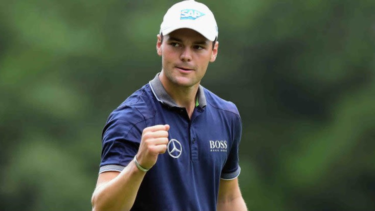 Mit geballter Faust voran: Martin Kaymer schlägt sich beim ersten Tag der Wyndham Championship sehr gut. (Foto: Getty)