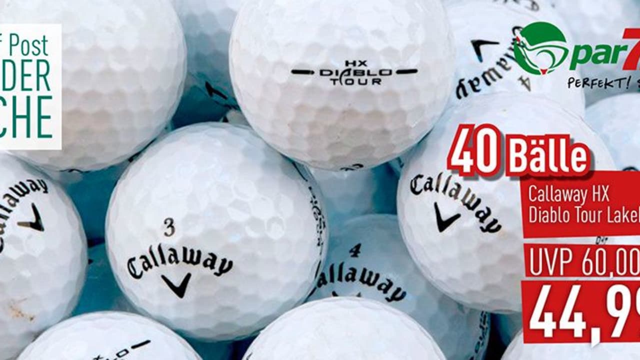 Im Deal der Woche mit par71.de: Callaway HX Diablo Tour Lakeballs. (Bild: Golf Post)