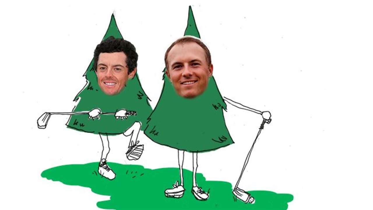 Rory McIlroy (l.) tauschte seinen Platz an der Spitze der Weltrangliste erneut mit Jordan Spieth.