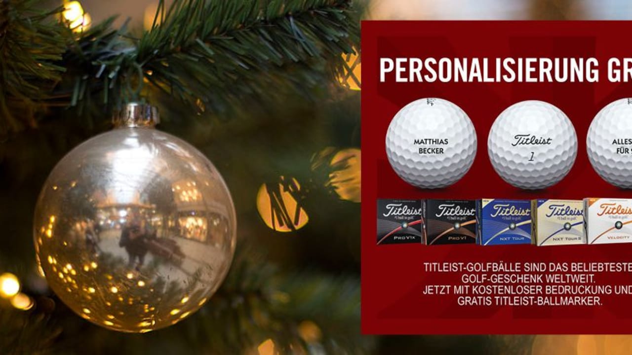 Titleist-Golfbälle jetzt mit kostenloser Bedruckung und gratis Titleist-Ballmarker. (Foto: Titleist)