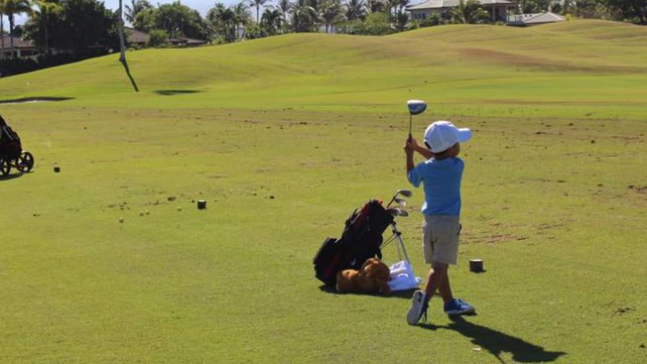 Blake Nakagawa Vierjähriger Golfspieler