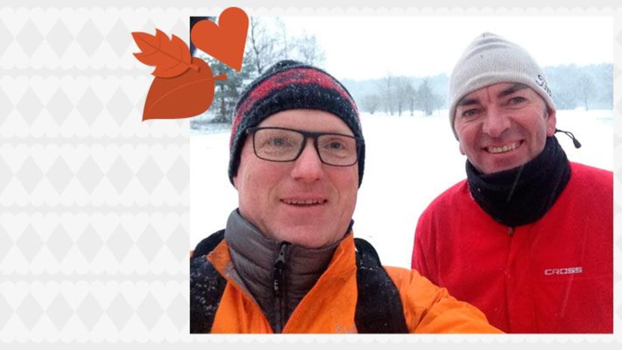 Auf diesem Bild zu sehen Jens-Jürgen H. mit seinem Freund Peter. Von den beiden stammt das schönste Golferlebnis 2015
