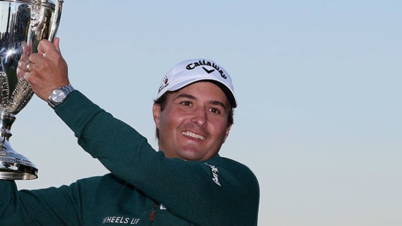Ein überglücklicher Kevin Kisner gewinnt die RSM Classic. (Foto: Getty)