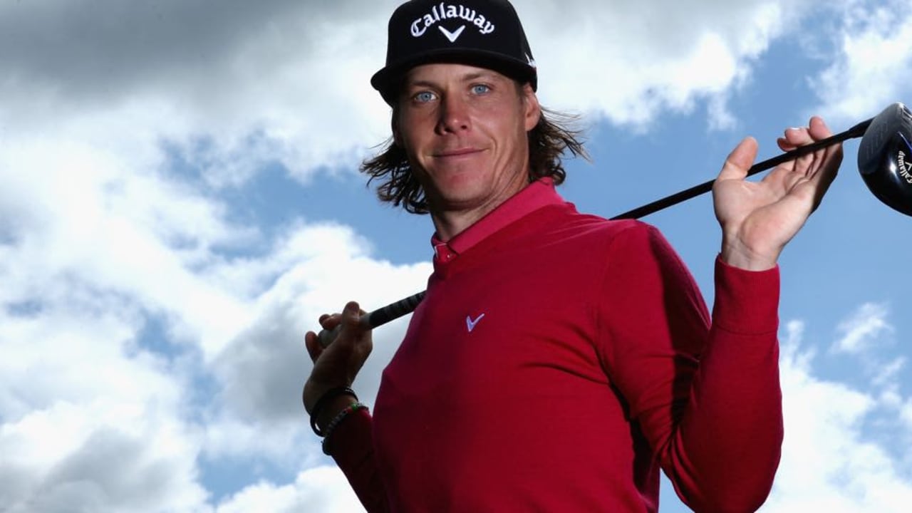 Kristoffer Broberg (re.) mit seinem Caddie beim BMW Masters in Shanghai. (Foto: Getty)