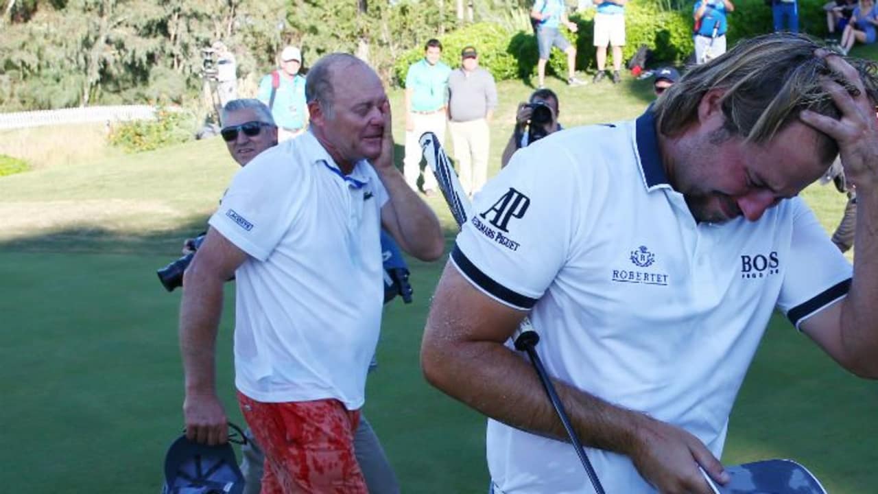 Dreimal fand die Turkish Airlines Open bisher statt, zweimal konnte Victor Dubuisson gewinnen - und war sichtlich davon gerührt. (Foto: Getty)