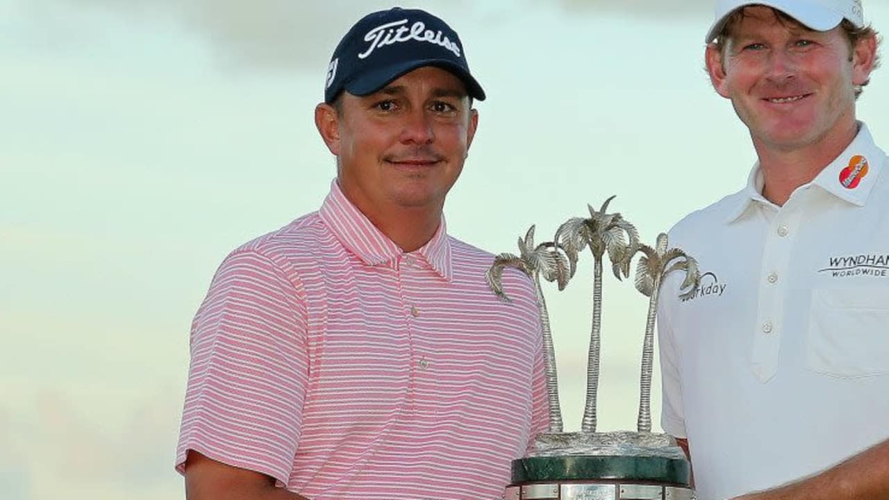 Jason Dufner und Brandt Snedeker holen sich den Sieg beim Franklin Templeton Shootout. (Foto: Getty)