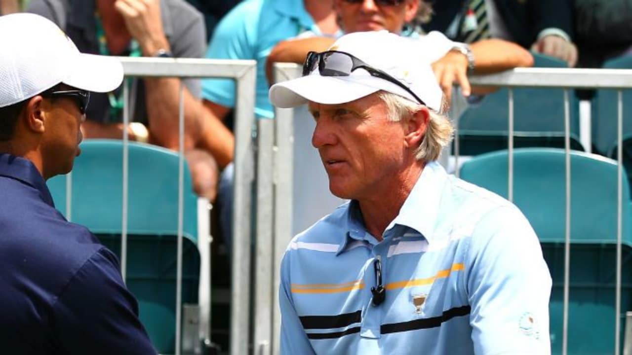 Greg Norman legt in einem Fernsehinterview Tiger Woods sein Karriereende nahe.