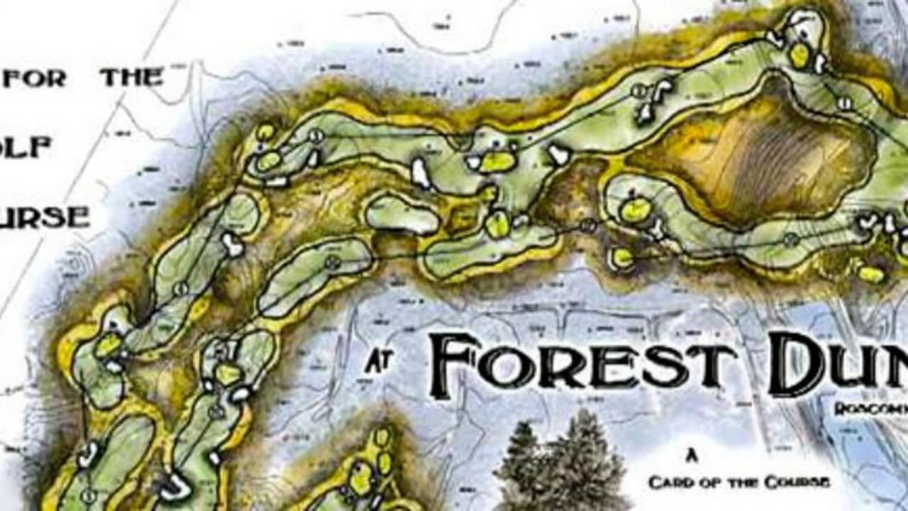 In umgekehrter Reihenfolge über den Golfplatz? Kein Problem auf dem Forest Dunes. (Foto: Screenshot)