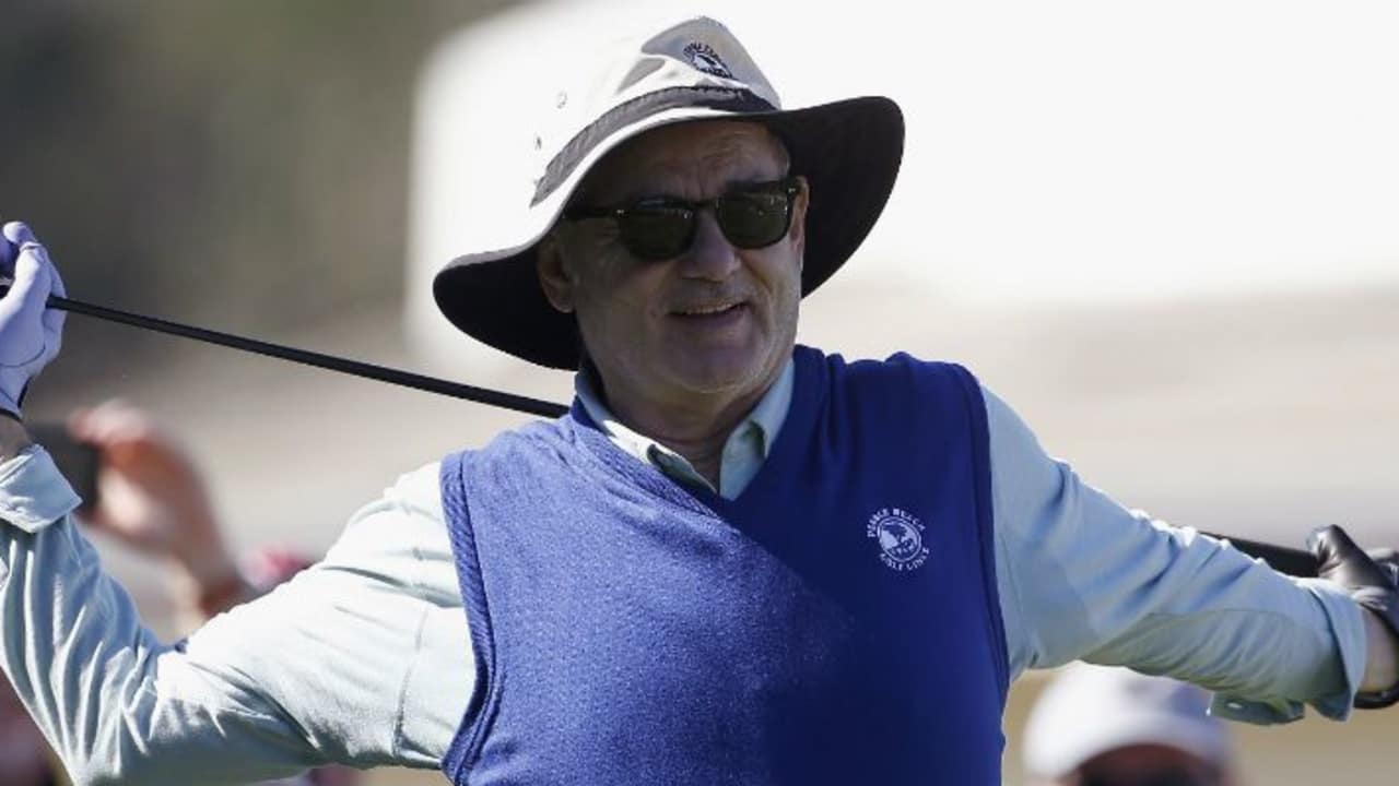 Entspannt und alles im Griff? Bill Murray legte in Pebble Beach wieder einen Auftritt der besonderen Art hin. (Foto: Getty)