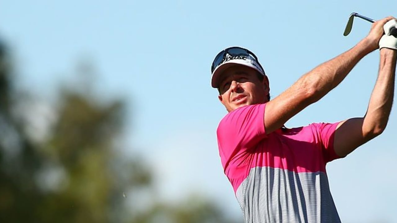 Der Australier Brett Rumford leistet vor dem Wochendende Peter Uihlein an der Spitze der Perth International Gesellschaft. (Foto: Getty)
