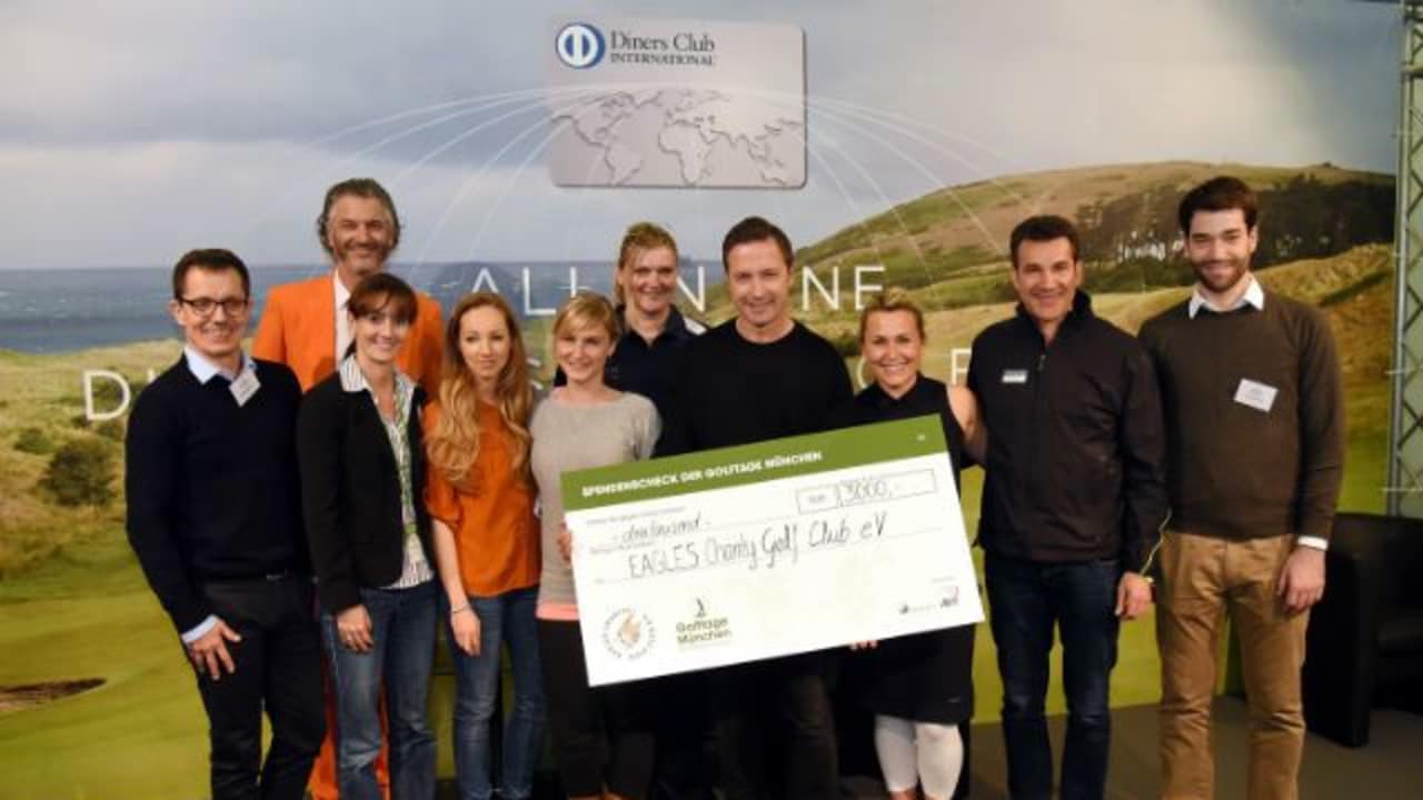 Der Erlös aus dem Nord-Süd-Schlager kam dem Eagles Charity Golf Club zu Gute. (Bild: Golftage München)