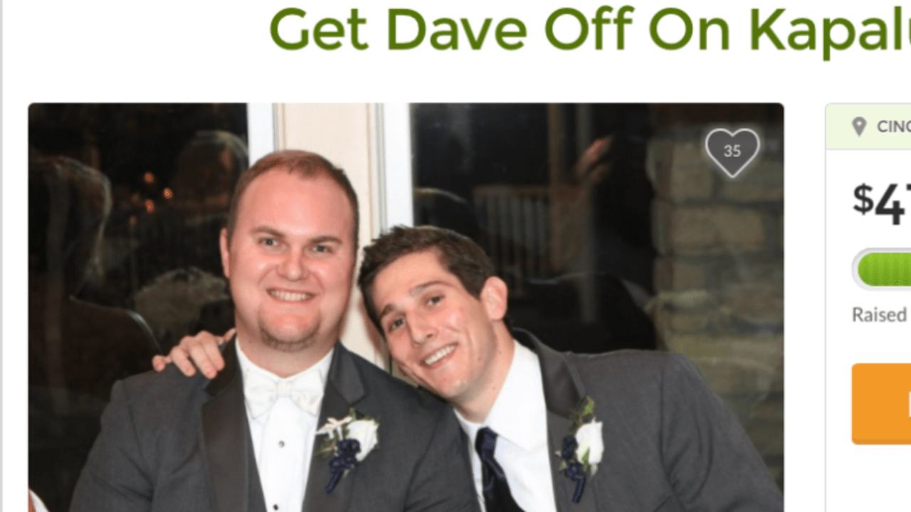 Chris Chaney (li.) will seinem Freund Dave helfen sich seinen Traum zu verwirklichen. (Foto: Screenshot GoFundMe)