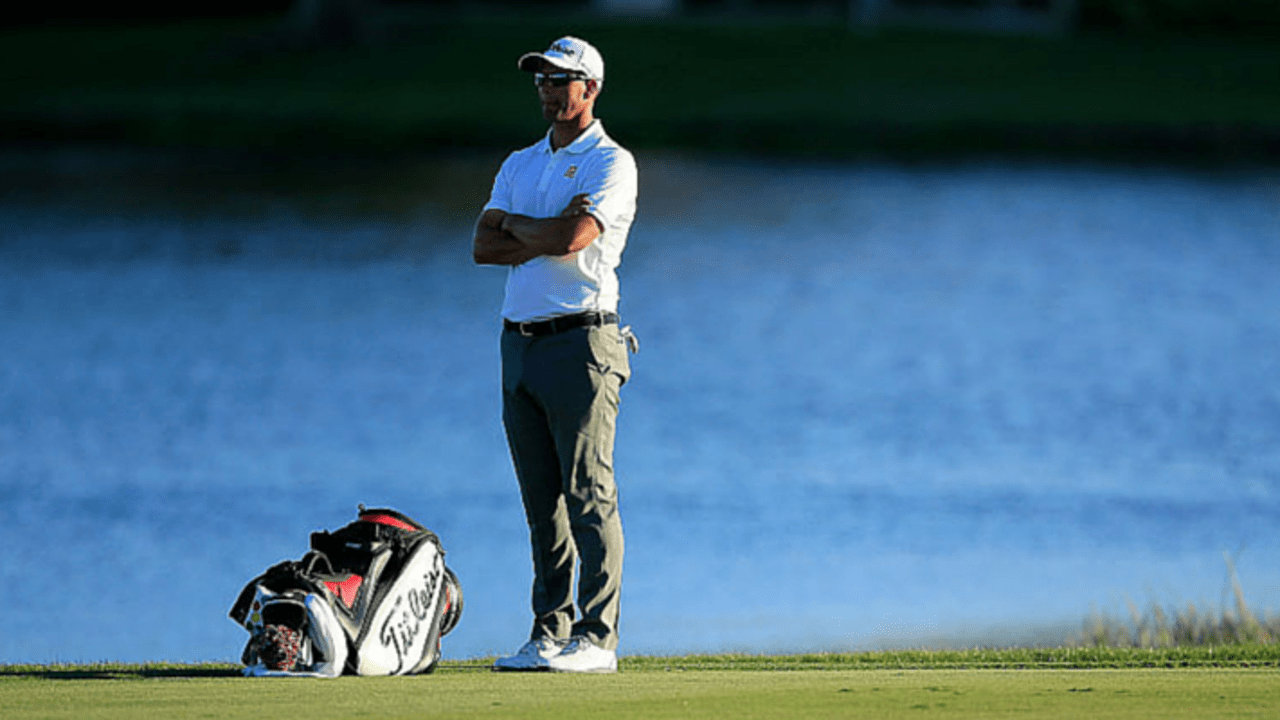 Eines der Aushängeschilder von FootJoy: Masters-Champion Adam Scott. (Foto: Getty Images)