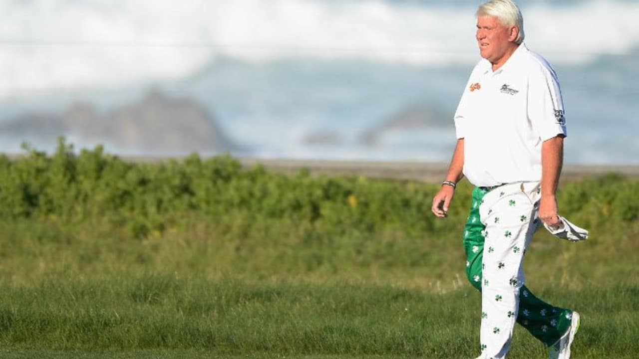 John Daly ist besonders für seine ausgefallene Hosengarderobe bekannt. (Foto: Getty)