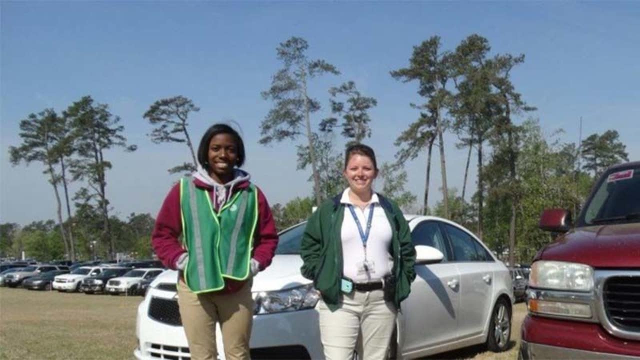 Parkwächter Keisha Whitaker und Kara Lamberth. (Foto: Golf Post)