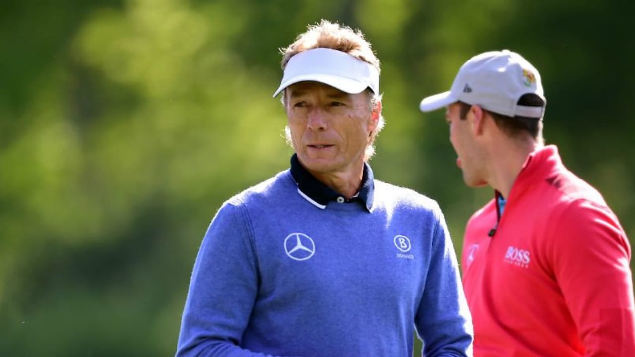 Bernhard Langer blickt nach seiner Auftaktrunde beim Masters nach vorne und Martin Kaymer schaut vergebenen Chancen nach. (Foto: Getty)