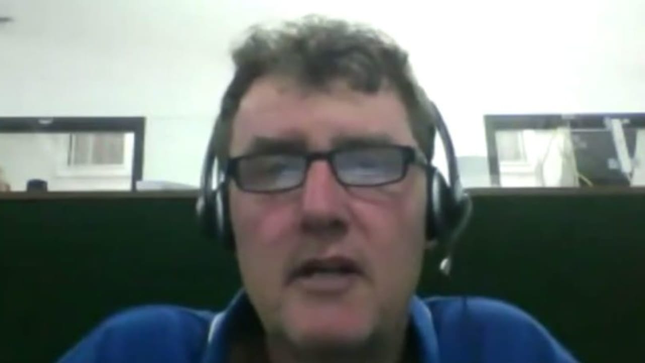 Peter Auf der Heyde berichtet von den deutschsprachigen Teilnehmern beim Masters. (Foto: Screenshot)