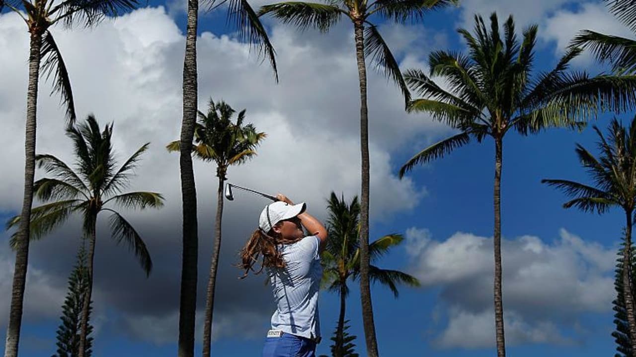 Katie Burnett aus den USA bei der Lotte Championship auf Hawaii. (Foto: Getty)