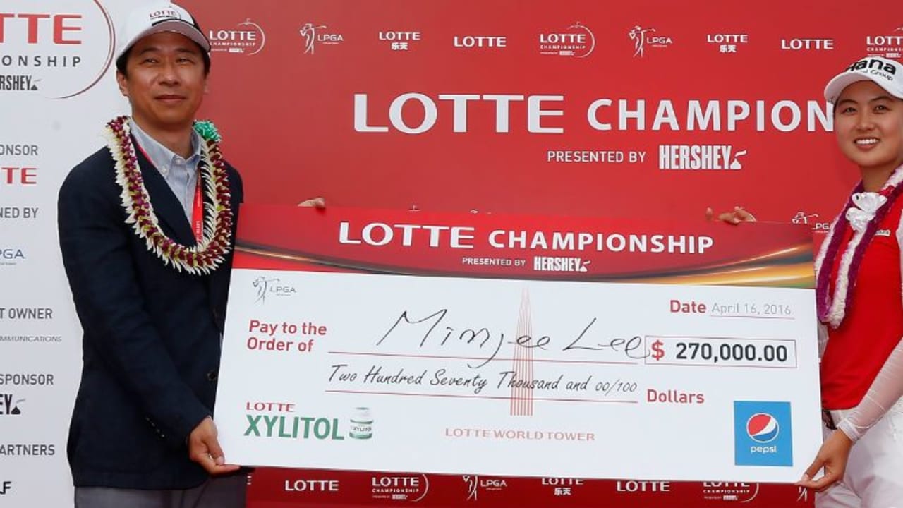 Die Australierin Minjee Lee sichert sich dank einer 64er Finalrunde den Sieg bei der Lotte Championship auf Hawaii. (Foto: Getty)