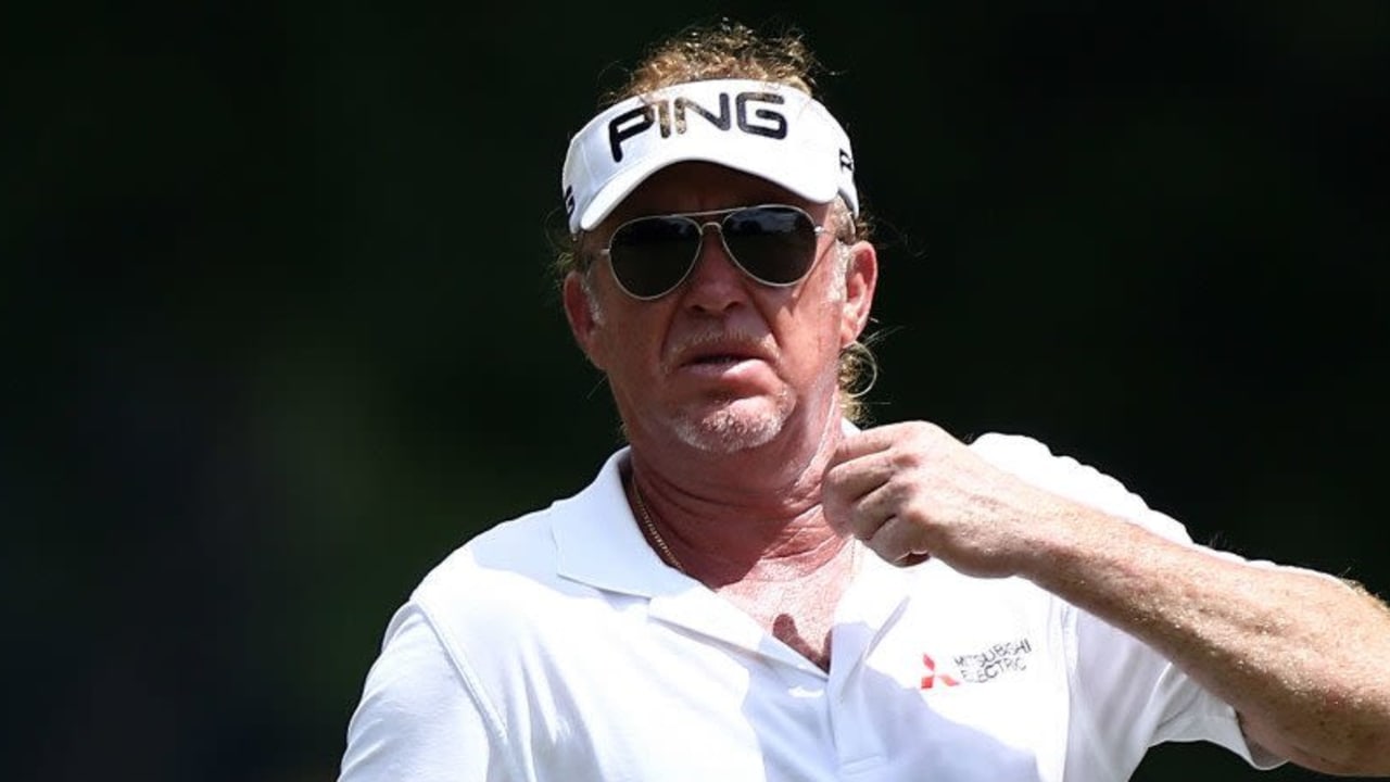 Miguel Angel Jimenez feiert seinen dritten Sieg auf der PGA Tour Champions. (Foto: Getty)