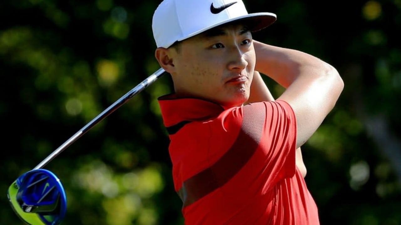 Blick ins Bag: Li Haotong aus China gewinnt in seiner Heimat unter anderem mit seinem Nike Vapor Fly Pro Driver. (Foto: Getty)