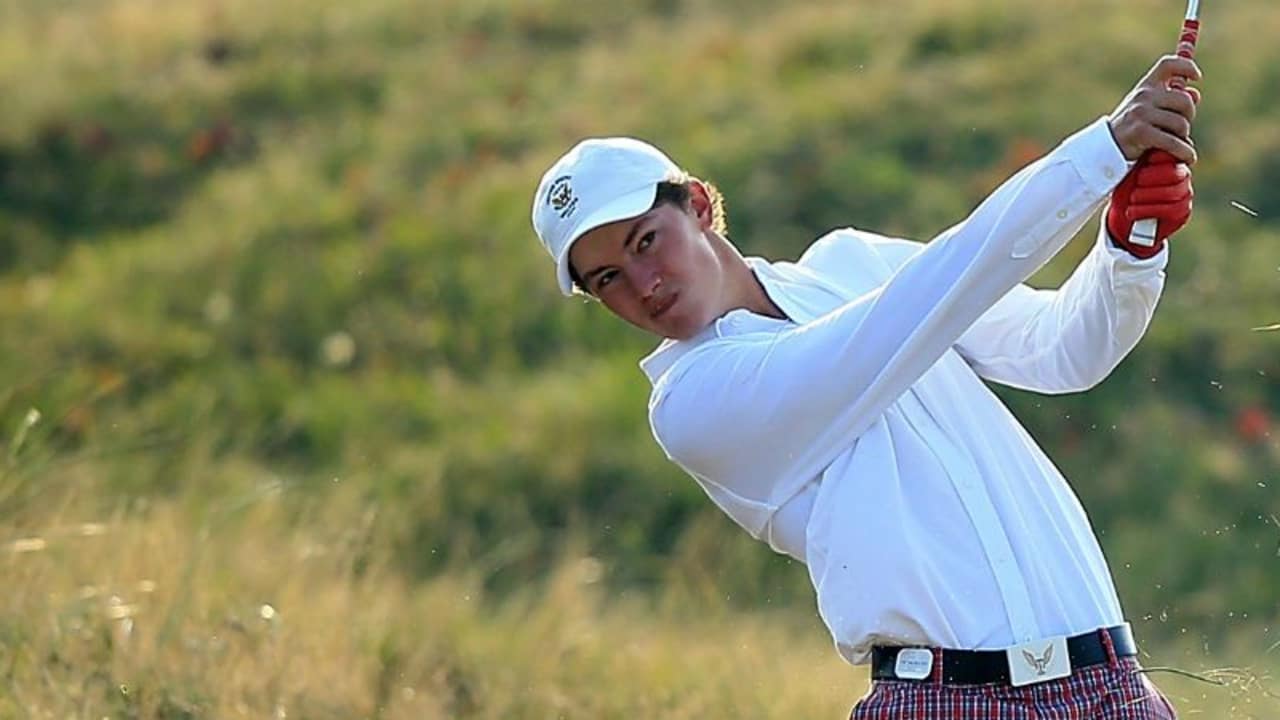 Golf gehört definitiv in das Leben von Maverick McNealy. Auf welche Art und Weise, das muss er noch für sich herausfinden. (Foto: Getty)