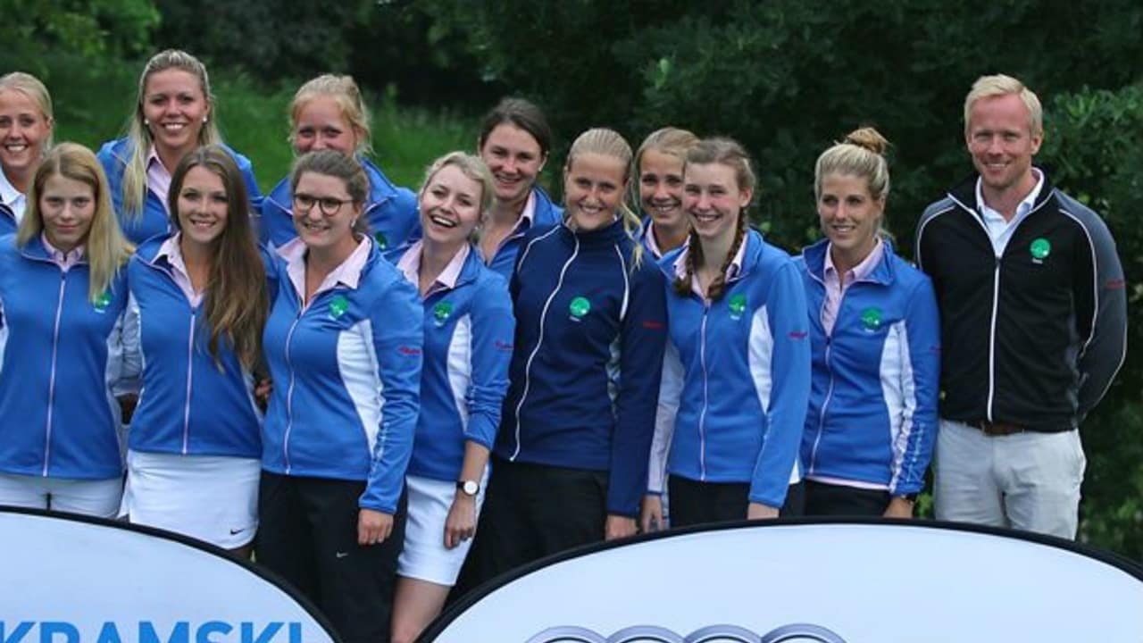 Spieltagssieger und neuer Spitzenreiter: Die Damen des GC Hubbelrath (Foto: DGV/stebl)