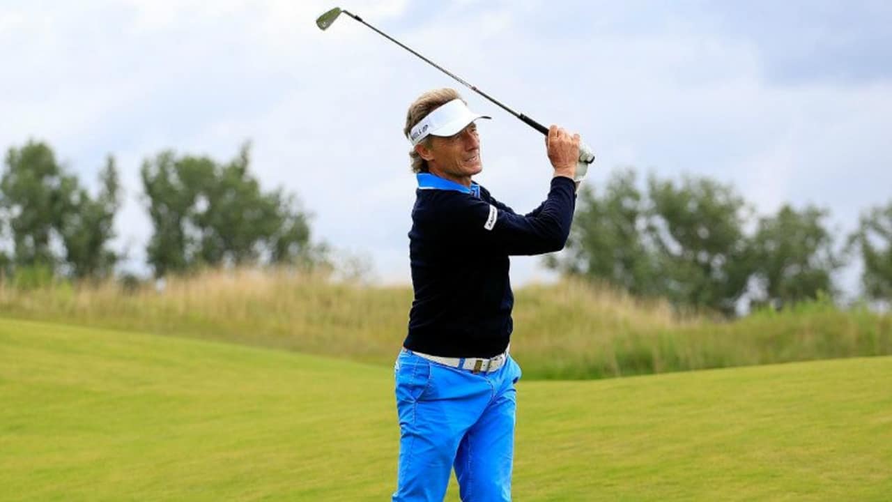 Bernhard Langer liegt bei der Senior Open auf dem fünften Rang. (Foto: Getty)